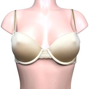 Auden The Daydream 34A Cream‎ T-Shirt Bra with Adjustable Straps